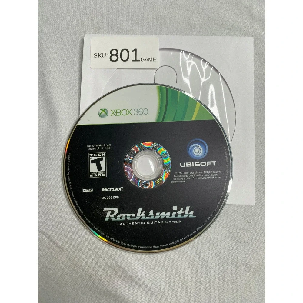 Rocksmith Authentic Guitar Games Microsoft Xbox 360